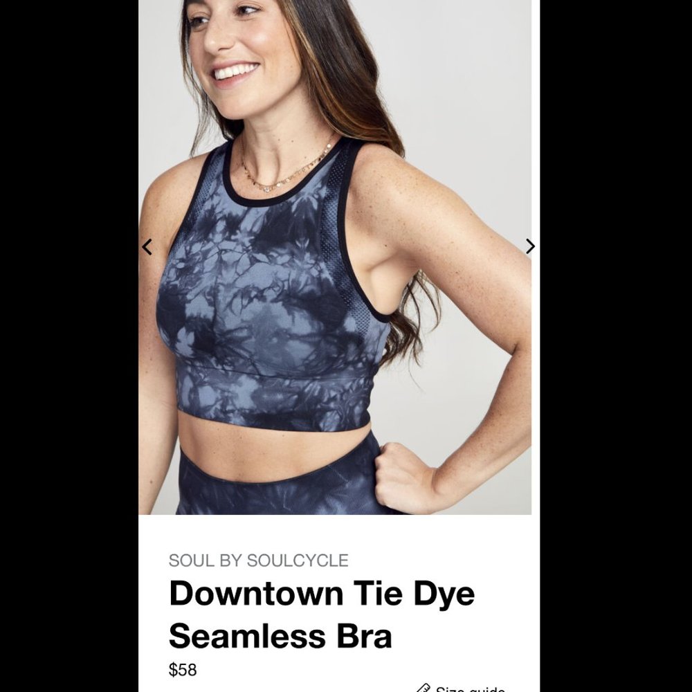Downtown Tie Dye Seamless Bra
